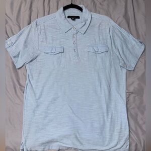 Kenneth Cole Light Blue Men's Polo Shirt